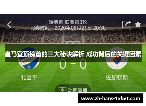 皇马登顶榜首的三大秘诀解析 成功背后的关键因素