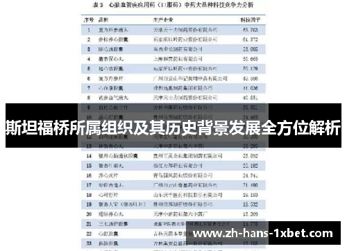 斯坦福桥所属组织及其历史背景发展全方位解析