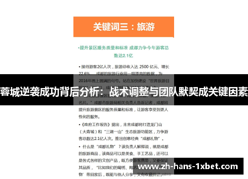 蓉城逆袭成功背后分析：战术调整与团队默契成关键因素